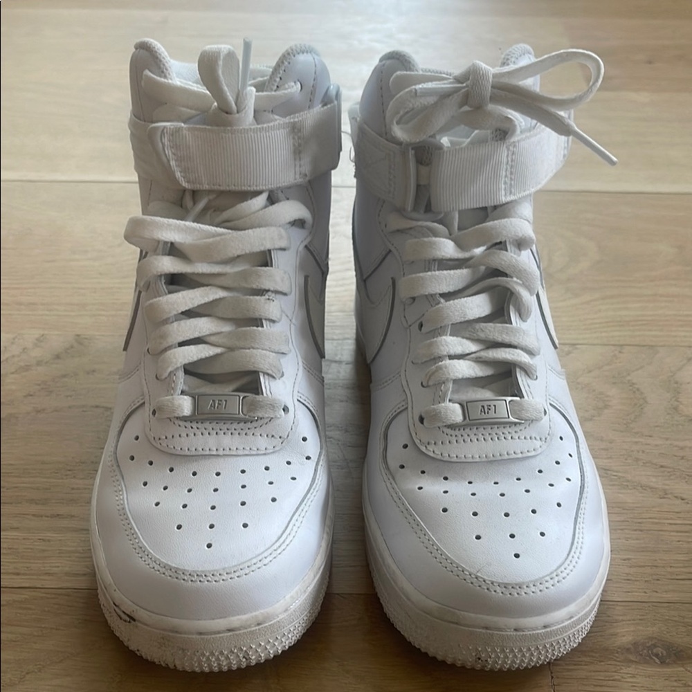 Nike White High-Top Sneakers